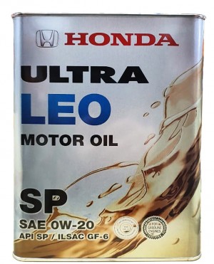 Масло моторное HONDA Ultra LEO-SP 0W-20 4л (0821799974) 0822799974 08227-99974 HONDA