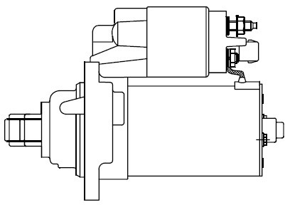 Стартер для а/м VAG Passat B3/B4 (91-)/Sharan (96-) 1.9TDI/Ford Galaxy (97-) 2.3 LST 1881 START VOLT
