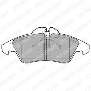 LP980 колодки дисковые п. !\ MB Sprinter 208D/308D, VW LT II 28-35 95> LP980 DELPHI