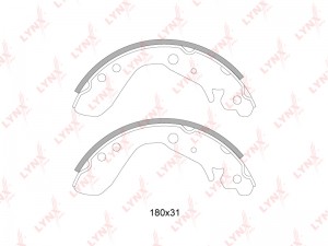 колодки барабанные!\ Honda Jazz II 1.2-1.4i 02> BS-3404 LYNXAUTO