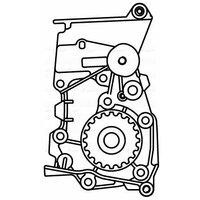 Насос водяной для а/м Лада Largus (10-)/Renault Logan 16V/8V (шпилька D 8мм) (TU LWP0931 LUZAR