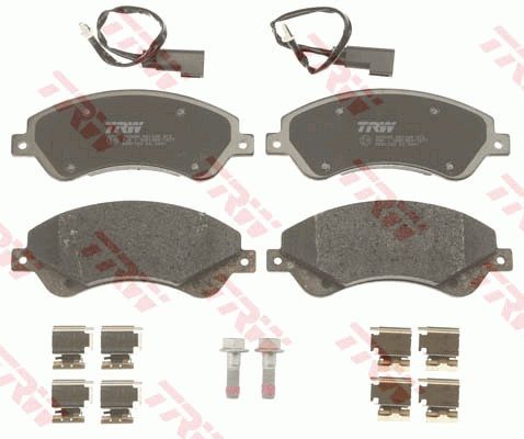 Колодки передние FORD TRANSIT 06- GDB1723 GDB1723 TRW