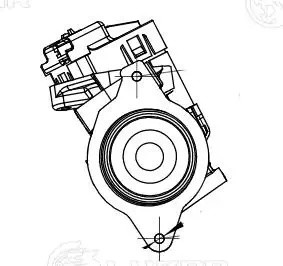 Клапан EGR (рециркуляции выхл. газов) для ам Ford Kuga (10-) 2.0D (LVEG 1011) LVEG 1011 LUZAR