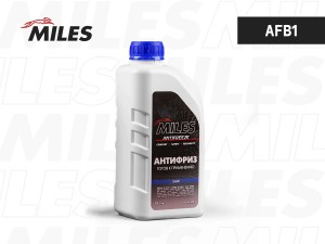 Антифриз готов к применению G11 (синий, SUPER LONG LIFE COOLANT -40C) 1кг AFB1 AFB1 MILES