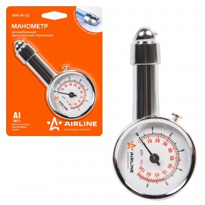 Манометр стрелочный (металл) 7АТМ APR-M-02 APR-M-02 AIRLINE