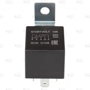 Реле стартера (5-ти контакт.) 982.3777 "STARTVOLT" 12В 20/30A (с резистором, с к SCR 0108 START VOLT