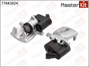 Суппорт тормозной зад.  лев. Audi A6 (4F2, C6) 2004 - 2011 Masterkit 77AK1024 77AK1024 MASTER KIT