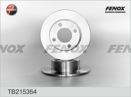 Диск тормозной Audi 100 83-90, 80 86-96, 90 97-91, Coupe 84-96, Cabriolet let 91 TB215364 FENOX