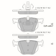 Колодки тормозные дисковые Avantech задние (противоскрипная пластина в компл.) AV219 AVANTECH