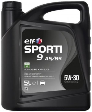 Масло моторное ELF Sporti 9 A5 B5 5W-30 5л 214250 214250 ELF
