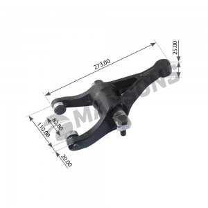 Вилка сцепления Actros/Axor с валом и 2 болта 700.845 MANSONS