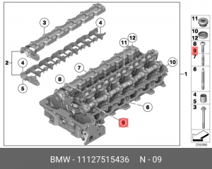 Винт BMW OE 11 12 7 515 436 BMW