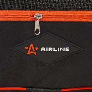Сумка автомобильная (49х24х20 см) "AIRLINE" (дорожная, средняя, черн./оранж.) AR-BAG-01 AIRLINE