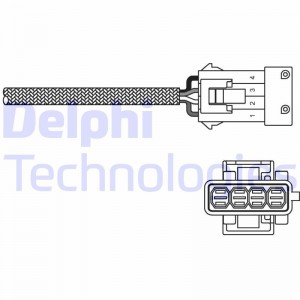 лямбда-зонд!\ Peugeot 206/307/Partner 1.4i-2.0 98> ES10795-12B1 DELPHI