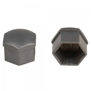 Колпачки на колесные болты/гайки 17 мм, серые матовые, пластик, 20 шт.+ съёмник  AWBN14 AIRLINE