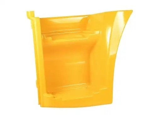 Щиток подножки КАМАЗ-65115 (рестайлинг) узкий левый желтый (Технотрон) 65115840511160ZH TEHNOTRON