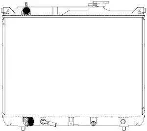 Радиатор SUZUKI GRAND VITARA XL7 01-05 34311003 34311003 SAKURA