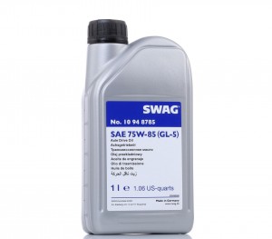 Трансмиссионное масло 75W-85 (GL-5) 1л желтое 10948785 10 94 8785 SWAG