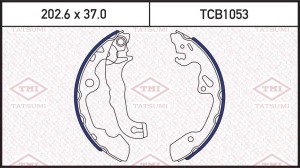колодки тормозные барабанные задние!\ Ford Focus 1.4-1.8TDCi 98> TCB1053 TATSUMI