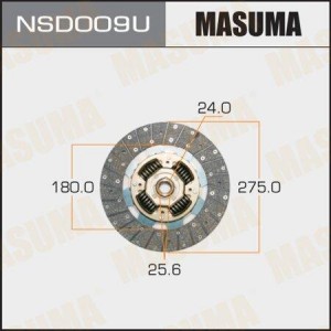 диск сцепления!\ Nissan Patrol 4.2 88-97 NSD009U MASUMA