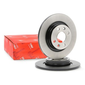 Диск тормозной передний RENAULT LOGAN, SANDERO DF4381 DF4381 TRW