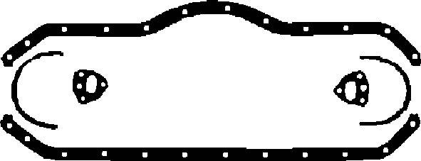 прокладка картера !(EWP+пробк) разборн. R6 1x \MB OM312/322/352/353/362/366 84> 284.734 ELRING