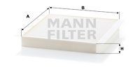 Фильтр салонный CU2356 CU 2356 MANN FILTER