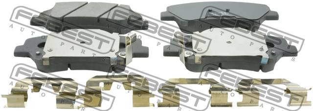 Колодки передние HYUNDAI ACCENT 11/BLUE USA 2011- 1201-SBF 1201-SBF FEBEST
