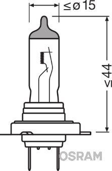 Лампа 12V H7 55W PX26d OSRAM 64210CLC OSRAM