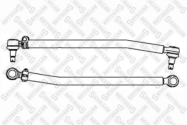 тяга рулевая !прод L=850/805 M24x1.5/27 d=42 изг-2 \Volvo F10/12/16.FH12/16 84-35065-SX STELLOX