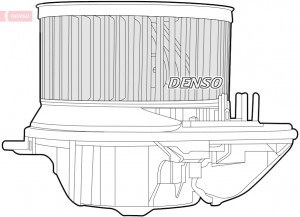 Вентилятор обдува салона DEA07009 DEA07009 DENSO