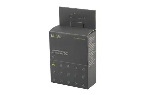 Зарядное устройство для мобильных устройств (2 выхода USB) LECAR000175209 LECAR