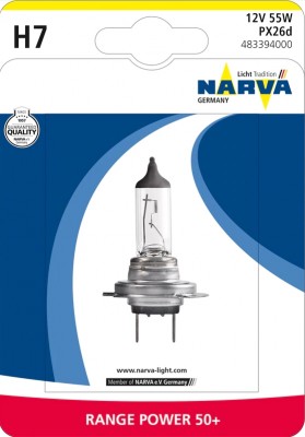 Лампа 24V H7 70W PX26d блистер (1шт.) Standard NARVA 487284000 NARVA
