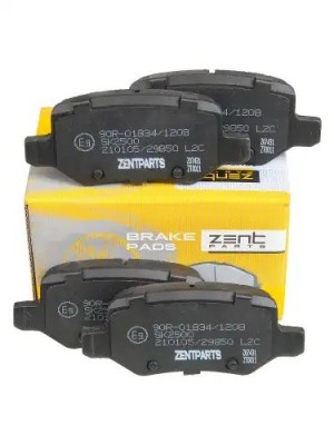 колодки дисковые задние!\ MB W168 1.9/2.1 99>/Vaneo 1.6i-1.7CDi 01> Z07431 ZENTPARTS