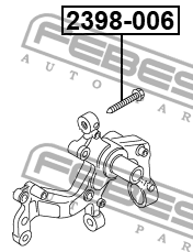 Болт подвески SKODA OCTAVIA 1Z 2004-2013 2398-006 2398-006 FEBEST