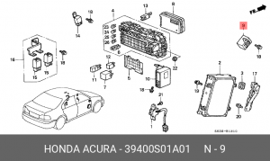 39400S01A01 RELAY MAIN (RZ0158) 39400S01A01 HONDA