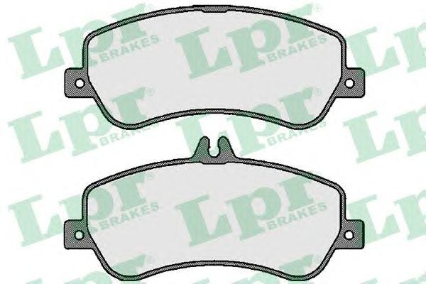 Колодки тормозные дисковые 05P1762 05P1762 LPR