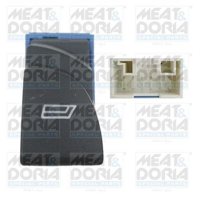 Кнопка стеклоподъемника FIAT Ducato (01-11) двери передней правой MEAT&DORIA 26027 MEAT DORIA