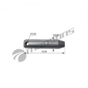 палец стопорный! пружинного кольца гайки ступицы 8x45мм BPW ECO 6-9t 300.169 MANSONS