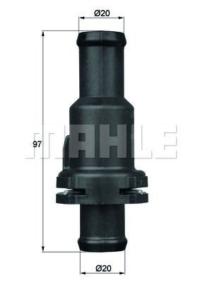 Термостат VW Golf Plus,Golf 5,Jetta (05-) (75град.) MAHLE TH 5 75 MAHLE KNECHT