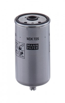 Фильтр топливный LIEBHERR MAN E2000,F2000,SG,312,322 (резьба М16х1.5мм) (слив бо WDK725 MANN FILTER