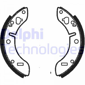 LP2254 колодки дисковые задние!\ Renault Clio/Megane/Modus/Scenic 1.2-2.0i/1.5-2 LP2254 DELPHI