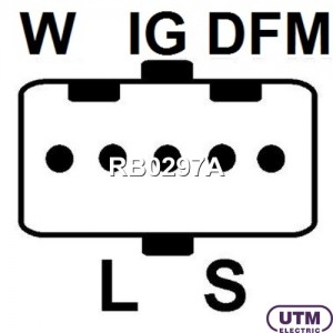 Регулятор генератора КАМАЗ 4892318 дв. Cummins ISBe Евро-3 RB0297B, RB0297A RB0297A UTM