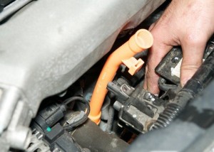 наконечник щупа масляного!\ Audi A3, VW Golf/Bora 1.6/1.8 97> 06A 103 663 B VAG
