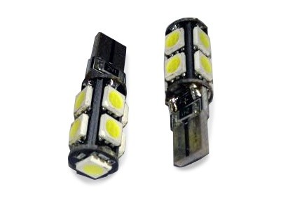 к-т ламп! светодиодных C011 T10 (W2.1x9.5D) CANBUS 9SMD 5050, блистер 2шт, белый A78438S AVS