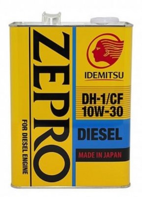 Масло моторное IDEMITSU ZEPRO DIESEL CF/DH-1 10W-30 (4л) 2862-004 2862-004 IDEMITSU