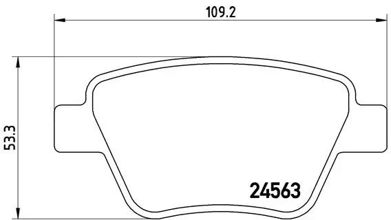 Колодки тормозные P85114 P85114 BREMBO