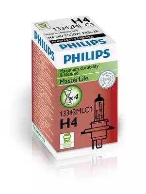 Лампа 24V H4 75/70W P43t-38 Master Life PHILIPS 13342MLC1 PHILIPS