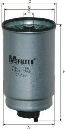 фильтр топливный!\ Ford Transit 2.5D/TD/TDI DF325 MFILTER AUTOMOTIVE FILTERS