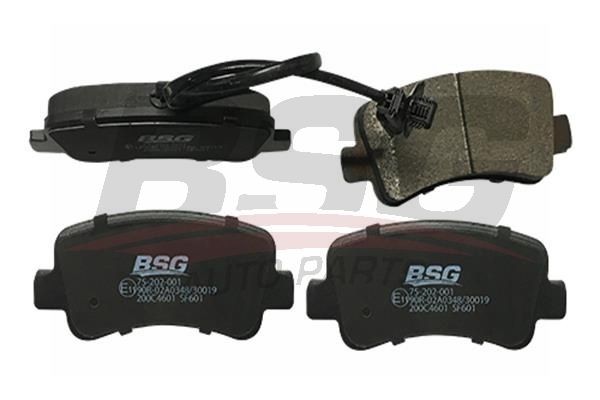 Колодки тормозные RENAULT Fluence (11-) задние (4шт.) BSG BSG 75-200-002 BSG